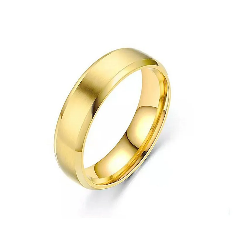 Titanium Steel Frosted Men's Ring