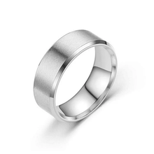 Load image into Gallery viewer, Titanium Steel Frosted Men&#39;s Ring
