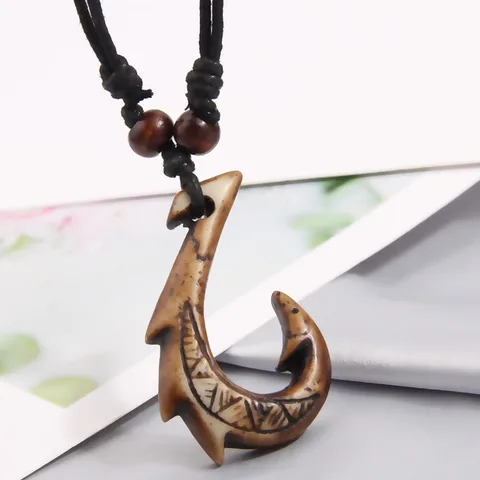 Men's Fishhook Necklace
