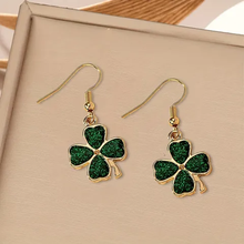 Load image into Gallery viewer, Four Leaf Clover Earrings
