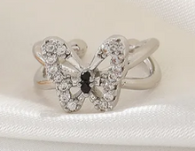 Load image into Gallery viewer, Rhinestone Butterfly Ear Cuff
