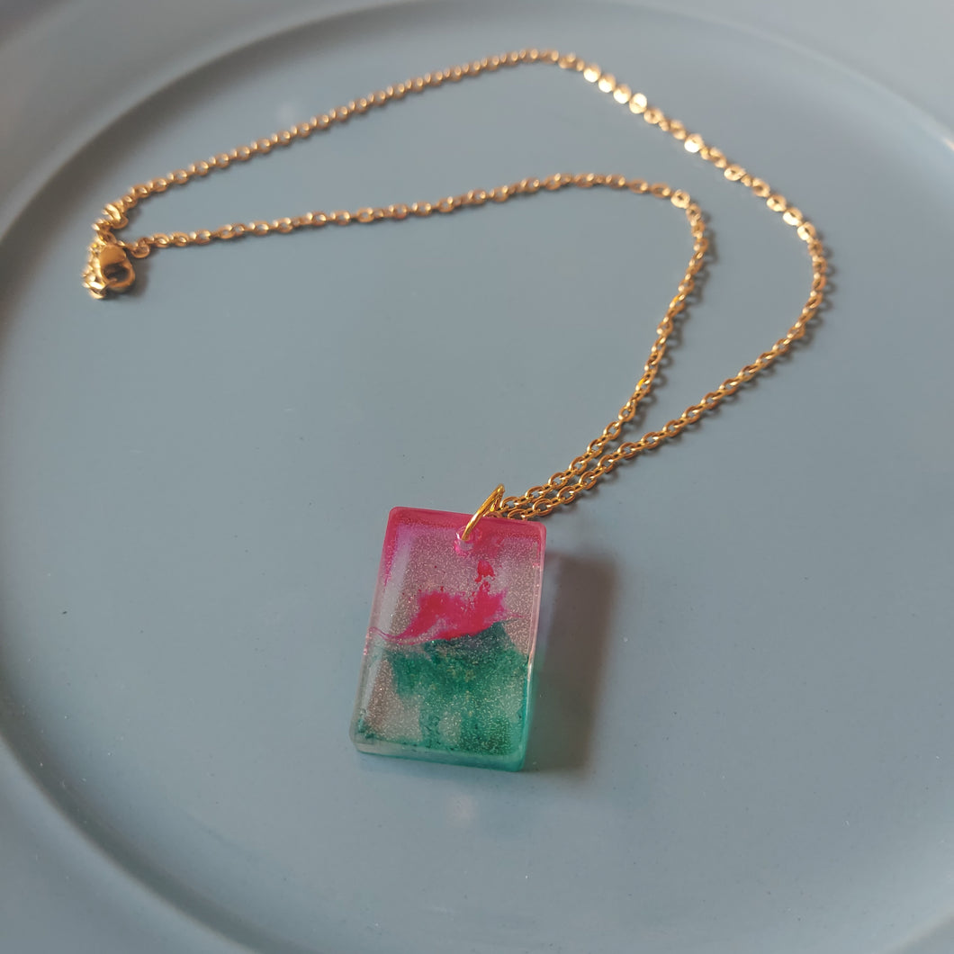 Christmas Resin Necklaces