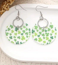 Load image into Gallery viewer, Acrylic Clover Earrings
