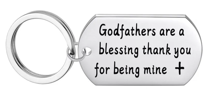 Godfathers Are Stainless Steel Keychain