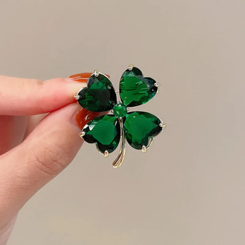 Four Leaf Clover Brooch