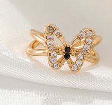 Load image into Gallery viewer, Rhinestone Butterfly Ear Cuff
