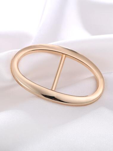 Oval Scarf Buckle Ring