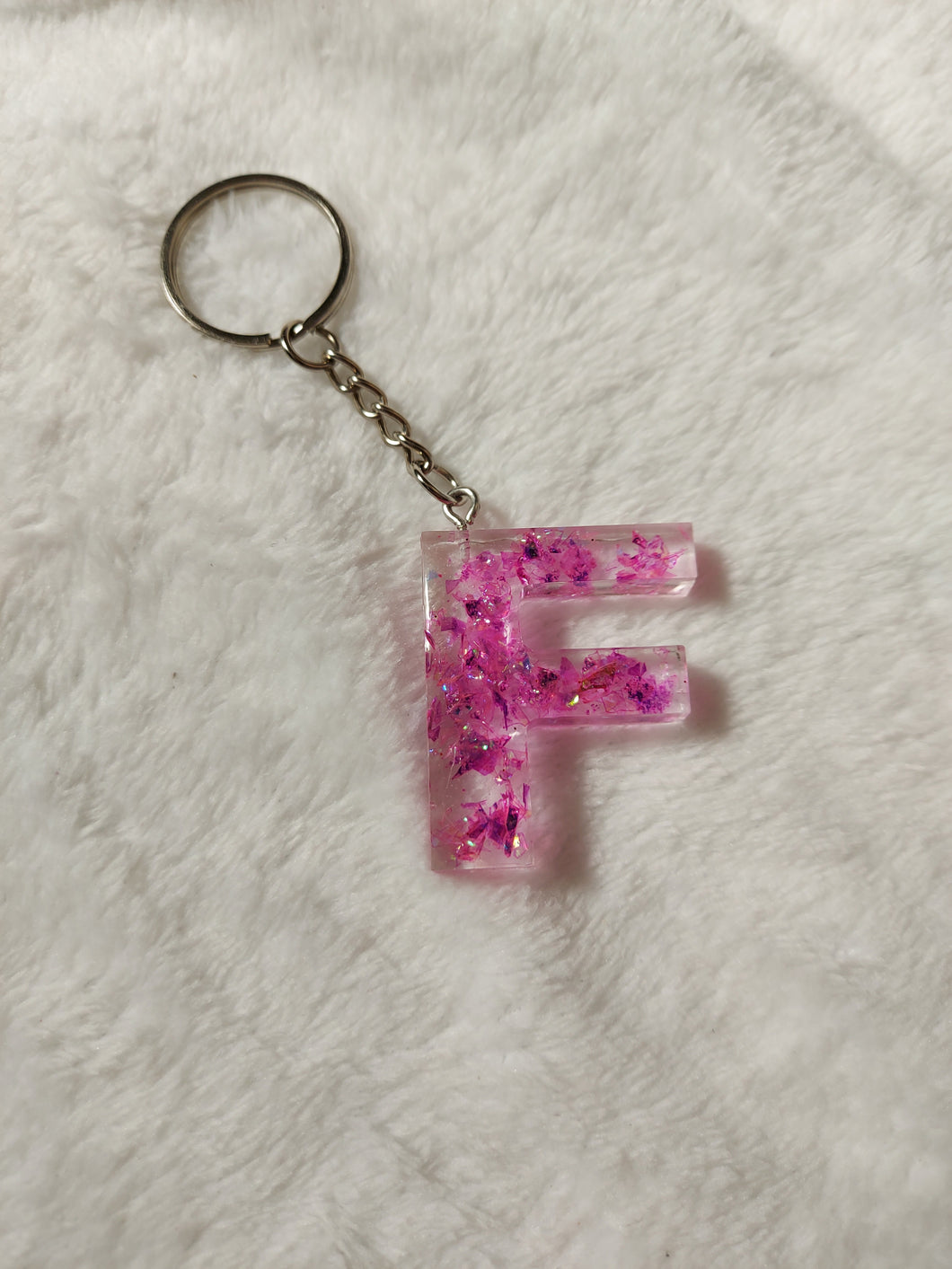 Letter F Keychain