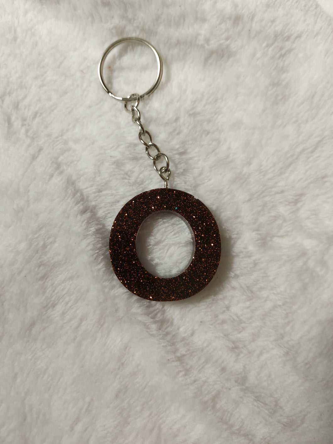 Letter O Keychain
