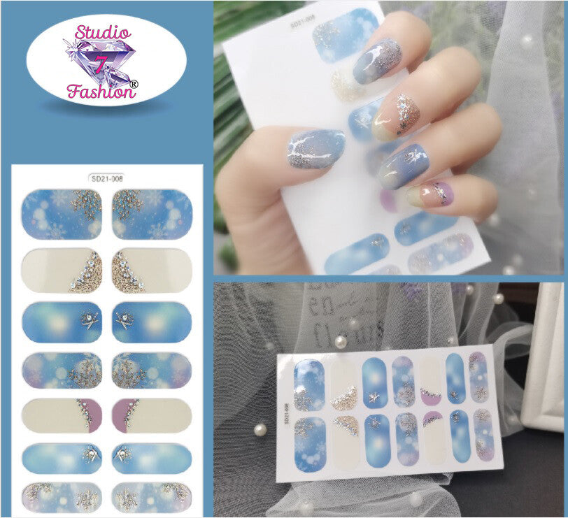 In The Clouds Nail Art