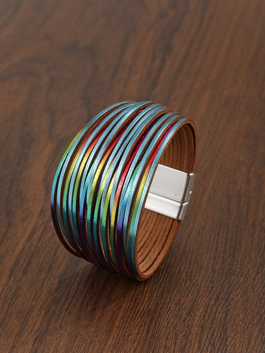 Color Block Layered Magnetic Bracelet