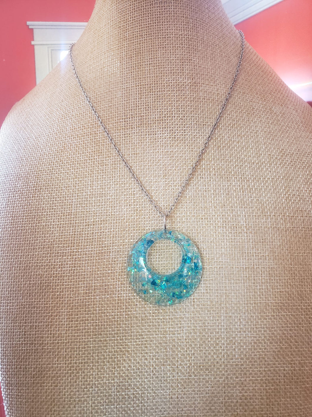 Circle Resin Necklace