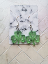 Load image into Gallery viewer, Small Shamrock Earrings
