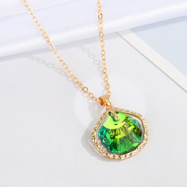 Colorful Crystal Glass Necklace
